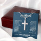To Grandson / From Grandpa Artisan Cross Necklace - SO - 0041